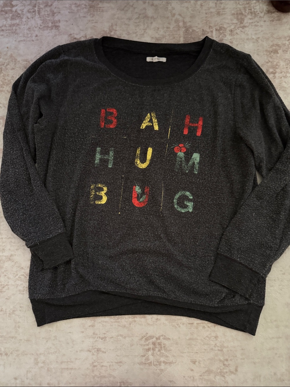 Maurices Black T‑Shirt with Branded Neck Label
